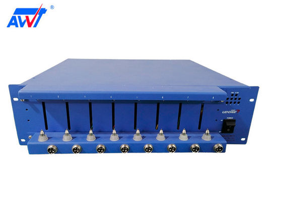 8 핵심 리튬 배터리 용량 테스터 5V 6A 범위 500 MV -5000mV